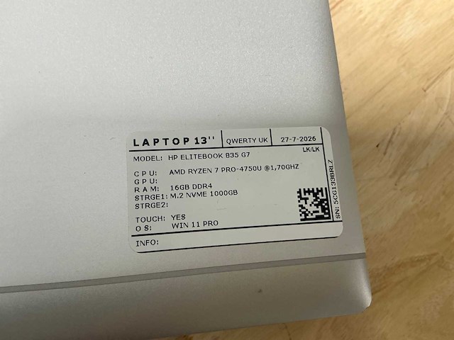 Hp - probook 835 g7(ryzen7) - laptops (2x) - afbeelding 6 van  7
