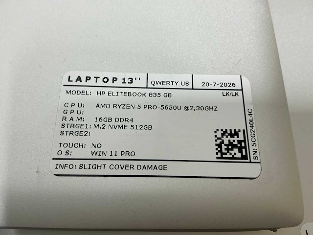 Hp - probook 835 g7(ryzen7) - laptops (2x) - afbeelding 7 van  10