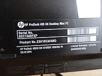 Hp - prodesk 400 g5/prodesk 400 g6 - mini desktop pc (2x) - afbeelding 2 van  3