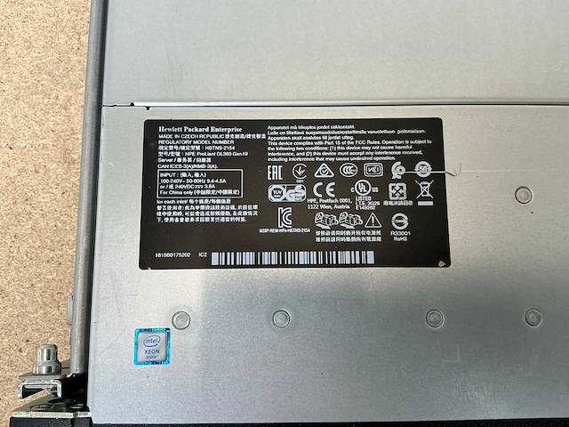 Hp - proliant dl360 gen10 - server - afbeelding 7 van  10