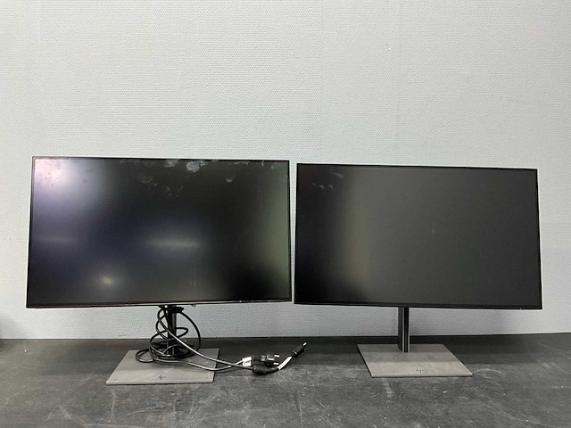 Hp - z27k g3 4k usbc display - monitor (2x) - afbeelding 1 van  4