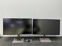 Hp - z27k g3 4k usbc display - monitor (2x) - afbeelding 2 van  4