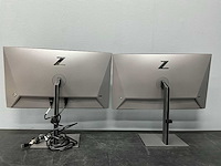 Hp - z27k g3 4k usbc display - monitor (2x) - afbeelding 3 van  4