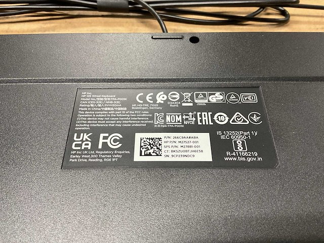 Hp 125 toetsenbord (10x) - afbeelding 4 van  5