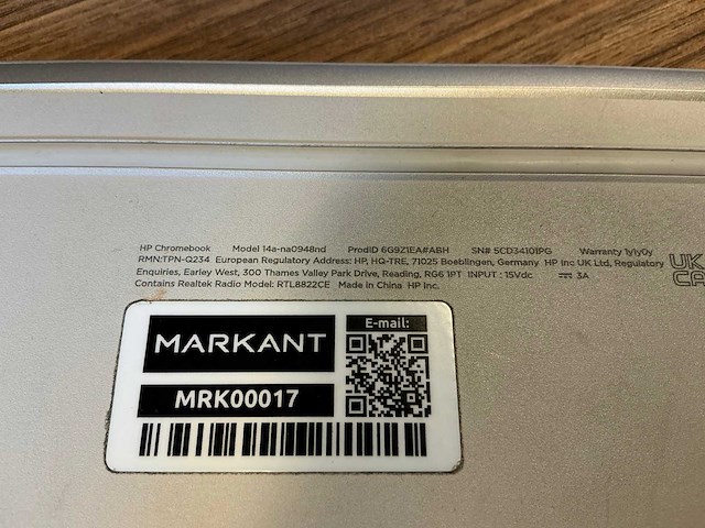 Hp 14a-na0948nd chromebook - afbeelding 7 van  7