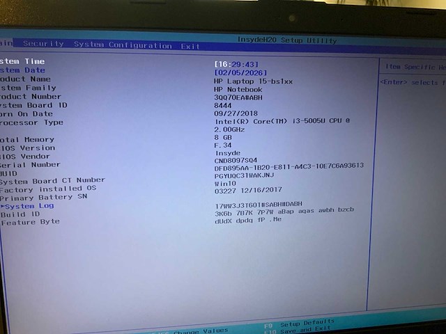 Hp 15-bs1 laptop - afbeelding 7 van  7