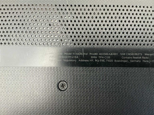 Hp 15-da0636nd laptop - afbeelding 7 van  7