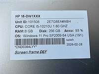 Hp 15-dw1xxx laptop - afbeelding 5 van  5
