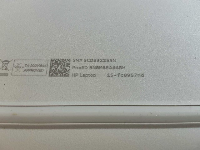 Hp 15-fc0957nd laptop - afbeelding 7 van  7