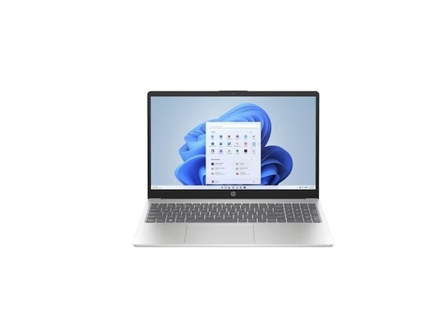 Hp 15fc0770nb laptop 15.6 inch azerty zilver - afbeelding 1 van  2