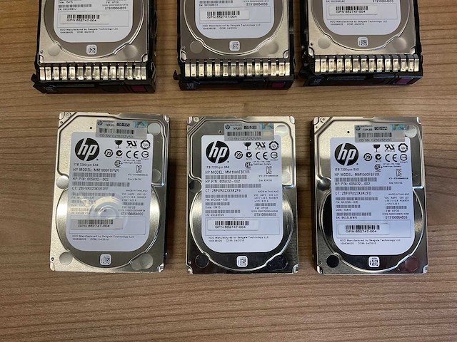 Hp 1tb harde schijf - 7200 rpm - sas (6x) - afbeelding 4 van  4