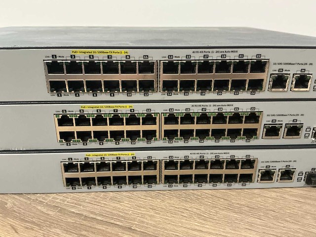 Hp 2530-24 (poe+ switch) 19" switch (3x) - afbeelding 3 van  4
