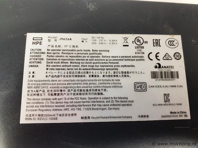 Hp 2620-48 switch j9626a - afbeelding 4 van  5