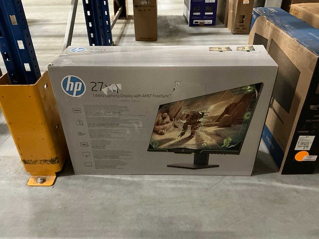 Hp 27xq gaming monitor - afbeelding 1 van  2