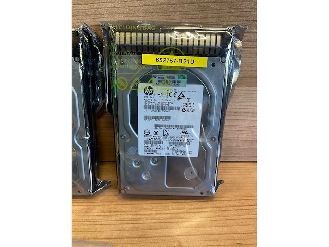 Hp 2tb harde schijf - 7200 rpm - sas (4x) - afbeelding 1 van  2