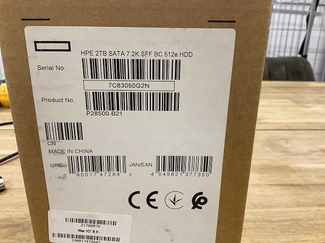 Hp 2tb sata 7.2k sff bc 512e hdd - afbeelding 2 van  2