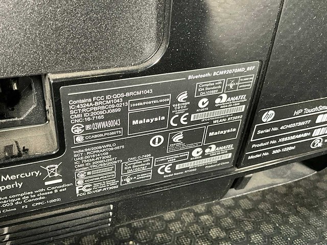 Hp 300-1000 desktop smart touch - afbeelding 7 van  10