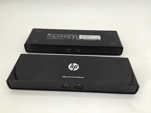 Hp 3005pr usb3 port replicator dockingstation (2x) - afbeelding 1 van  5