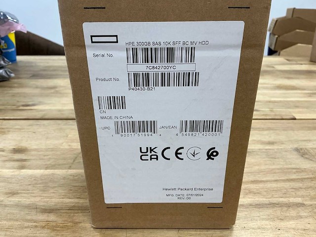 Hp 300gb sas 10k sff bc mv hdd p40430-b21 - afbeelding 3 van  3