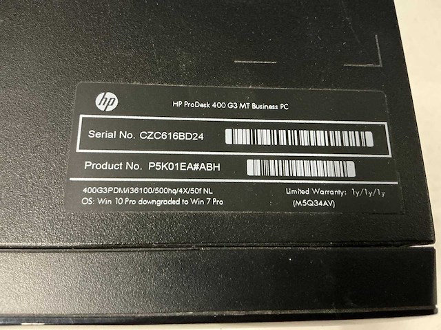 Hp 4p prodesk 400g3 mt business pc+toebehoren - afbeelding 4 van  10