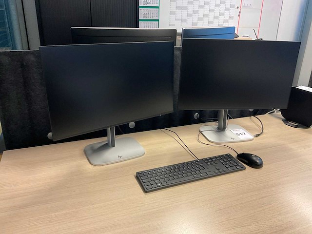 Hp 524pf monitor (2x) - afbeelding 3 van  8