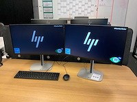 Hp 524pf monitor (2x) - afbeelding 1 van  6