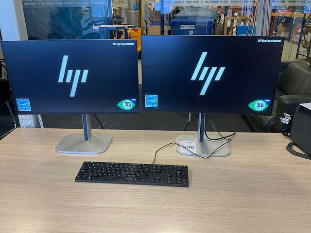 Hp 524pf monitor (2x) - afbeelding 3 van  5