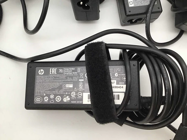 Hp 65 watt oplader dikke pin computeronderdeel (5x) - afbeelding 3 van  5