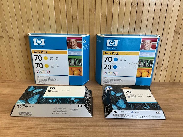 Hp | 70 (vivera) cartridges - afbeelding 1 van  8