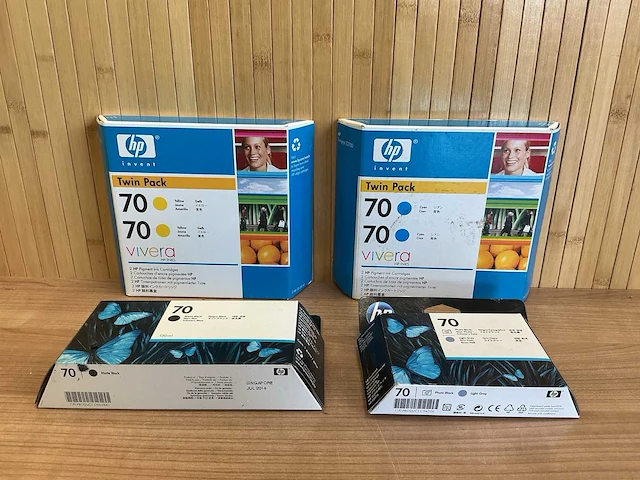 Hp | 70 (vivera) cartridges - afbeelding 1 van  8