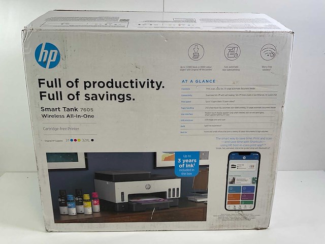 Hp (7605) smart tank all-in-one printer (new) - afbeelding 1 van  13
