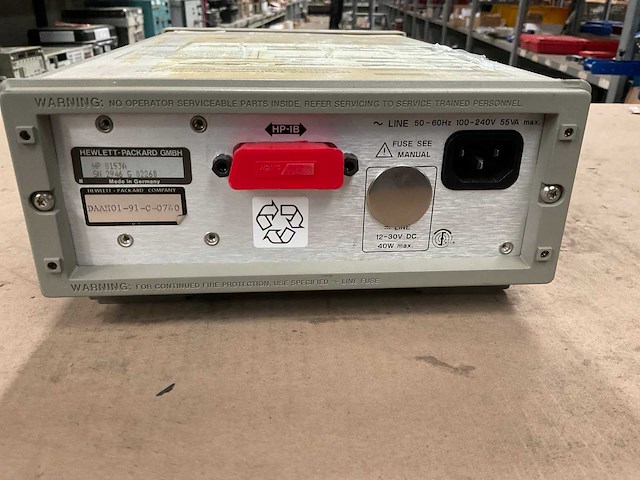 Hp 8153a lightwave multimeter - afbeelding 5 van  5