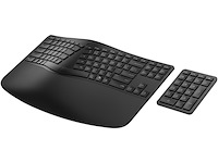 Hp 960 draadloostoetsenbord ergonomisch inclusief numeriek qwerty zwart - afbeelding 2 van  5