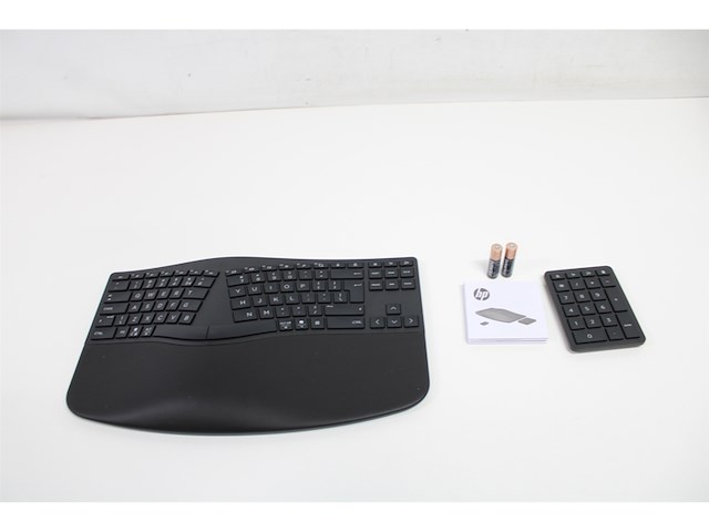 Hp 960 draadloostoetsenbord ergonomisch inclusief numeriek qwerty zwart - afbeelding 5 van  5