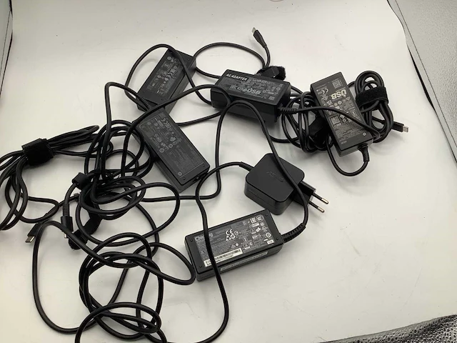 Hp, asus, chicony usb c computeronderdeel laptop laders (6x) - afbeelding 2 van  6