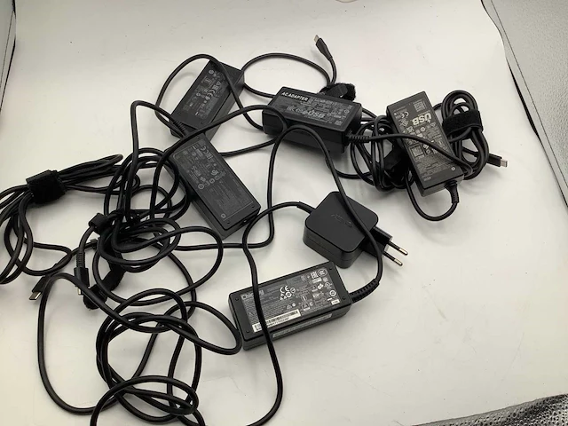 Hp, asus, chicony usb c computeronderdeel laptop laders (6x) - afbeelding 4 van  6