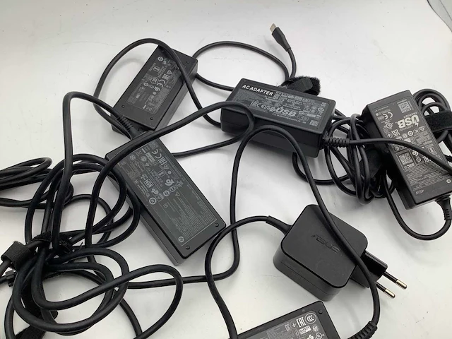 Hp, asus, chicony usb c computeronderdeel laptop laders (6x) - afbeelding 5 van  6
