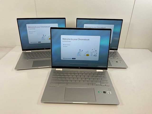 Hp c1030 13.5”, core i7 10th gen, 16 gb ram, 128 gb ssd touchscreen chromebooks (3x) - afbeelding 1 van  16