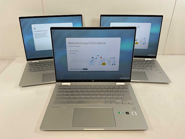 Hp c1030 13.5”, core i7 10th gen, 16 gb ram, 128 gb ssd touchscreen chromebooks (3x) - afbeelding 1 van  14