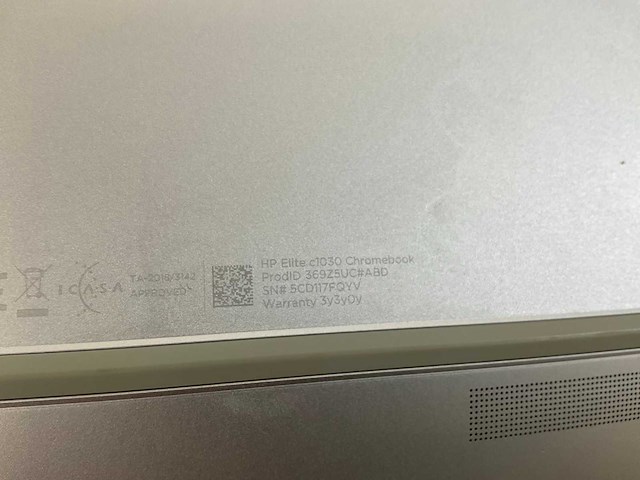 Hp c1030 13.5”, core i7 10th gen, 16 gb ram, 128 gb ssd touchscreen chromebooks (3x) - afbeelding 10 van  13