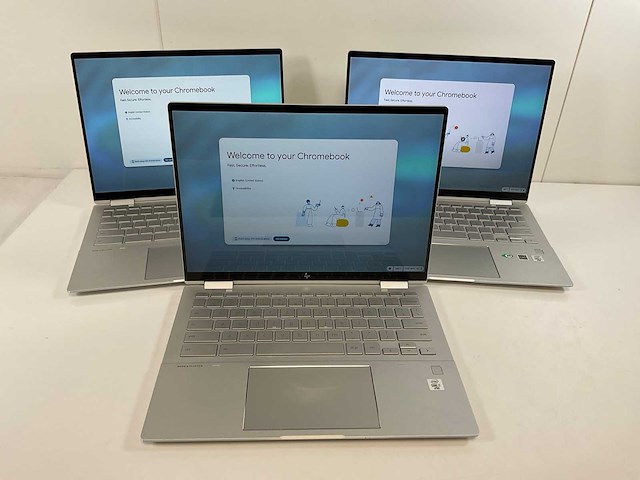 Hp c1030 13.5”, core i7 10th gen, 16 gb ram, 128 gb ssd touchscreen chromebooks (3x) - afbeelding 1 van  20