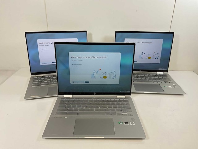 Hp c1030 13.5”, core i7 10th gen, 16 gb ram, 128 gb ssd touchscreen chromebooks (3x) - afbeelding 1 van  17