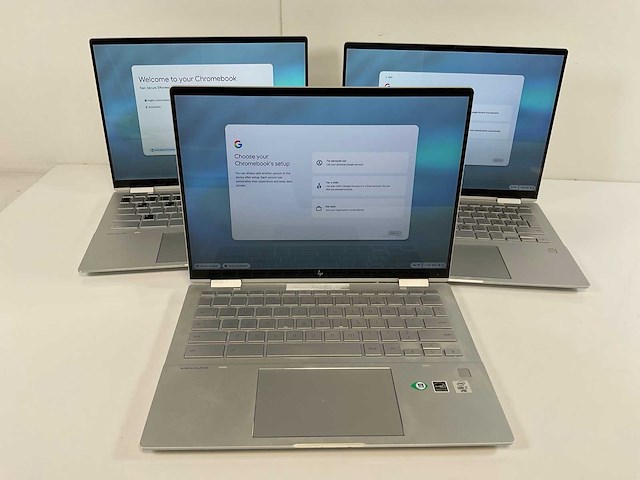 Hp c1030 13.5”, core i7 10th gen, 16 gb ram, 128 gb ssd touchscreen chromebooks (3x) - afbeelding 1 van  23