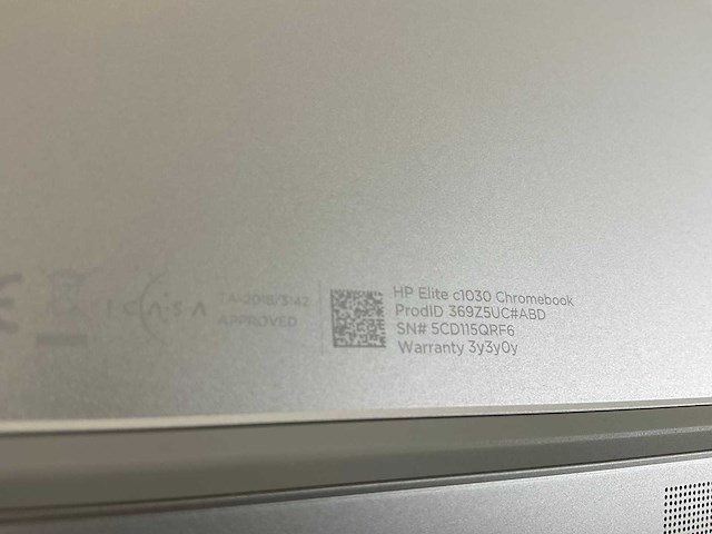 Hp c1030 13.5”, core i7 10th gen, 16 gb ram, 128 gb ssd touchscreen chromebooks (3x) - afbeelding 4 van  19