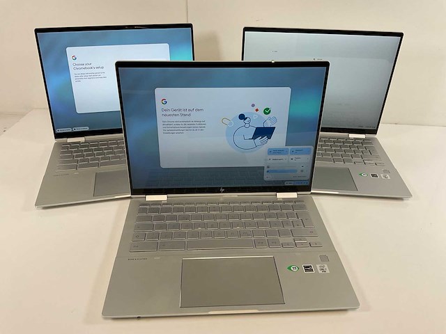 Hp c1030 13.5”, core i7 10th gen, 16 gb ram, 128 gb ssd touchscreen chromebooks (3x) - afbeelding 1 van  19