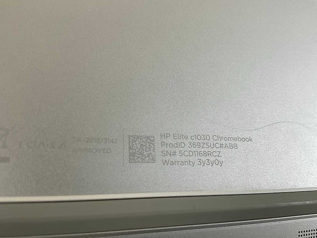 Hp c1030 13.5”, core i7 10th gen, 16 gb ram, 128 gb ssd touchscreen chromebooks (3x) - afbeelding 19 van  19