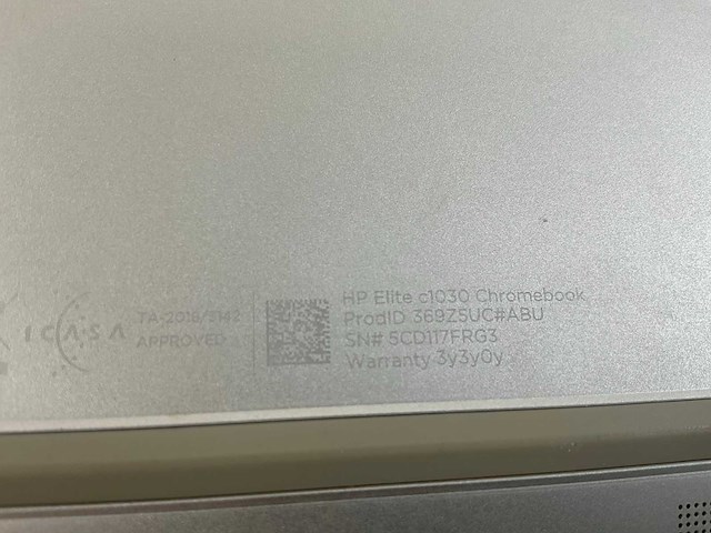 Hp c1030 13.5”, core i7 10th gen, 16 gb ram, 128 gb ssd touchscreen chromebooks (3x) - afbeelding 8 van  23