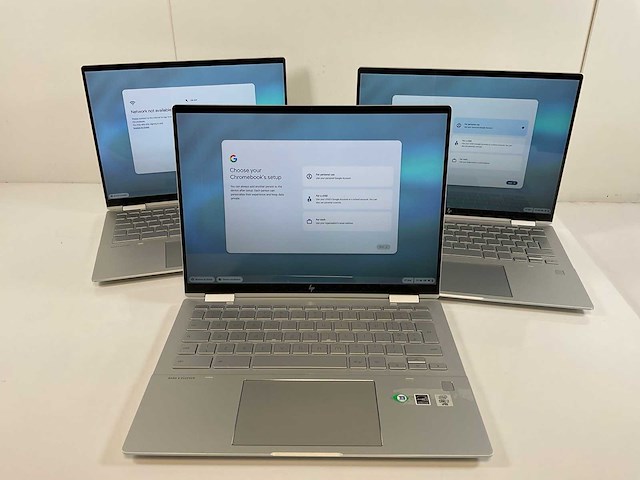 Hp c1030 13.5”, core i7 10th gen, 16 gb ram, 128 gb ssd touchscreen chromebooks (3x) - afbeelding 1 van  23