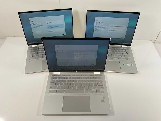 Hp c1030 13.5”, core i7 10th gen, 16 gb ram, 128 gb ssd touchscreen chromebooks (3x) - afbeelding 1 van  1