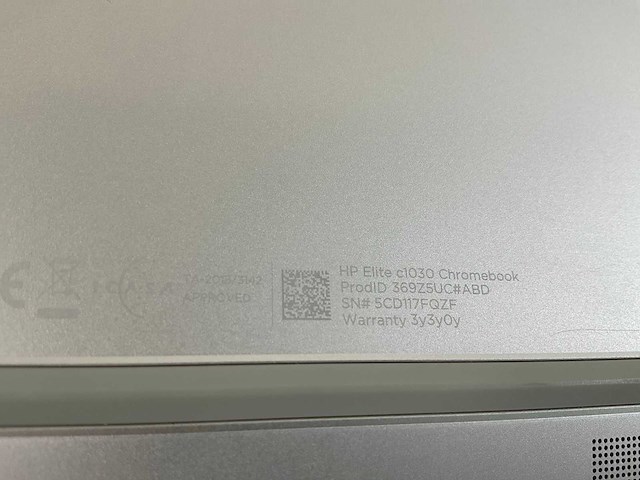 Hp c1030 13.5”, core i7 10th gen, 16 gb ram, 128 gb ssd touchscreen chromebooks (3x) - afbeelding 17 van  17